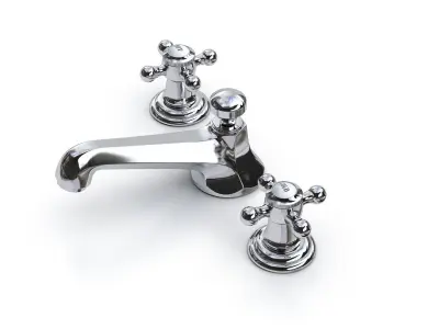 Dorrnbracht Madison Flair Faucet cross handles 3D model