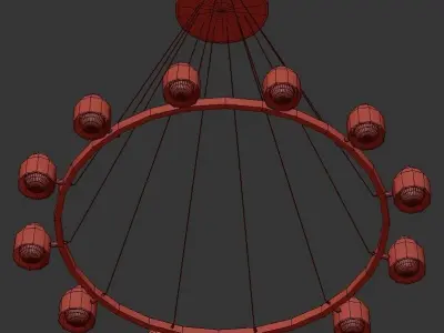 Mid-Century Italian 3D model