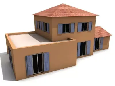 Provencal house 3D model