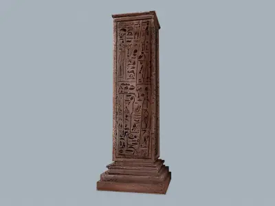 monolith Low-poly 3D model