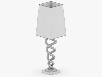1395 - Table Lamp Low-poly 3D model