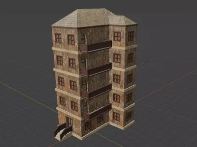 House Model 29 Low-poly 3D model
