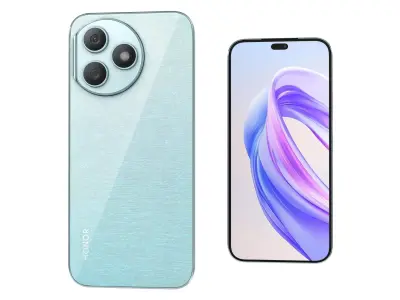 Honor X50i Plus Light Blue 3D model