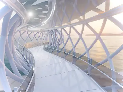 Future Bridge 03 3D model