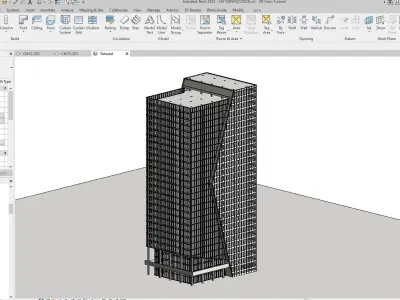 Office Building CM15 3D model