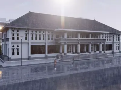 Museum building-Museum complex 3D model