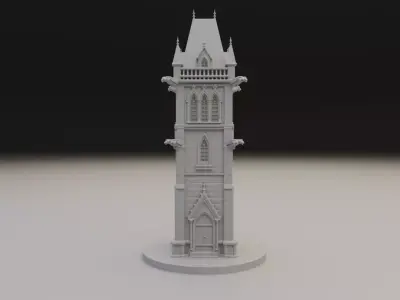 Medieval tower 3D print model
