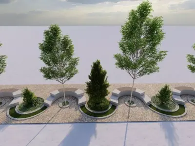 City park-Park-landscape 3D model get