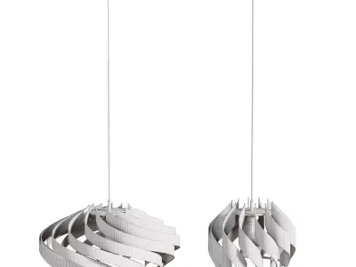 Pendant light 04 3D model