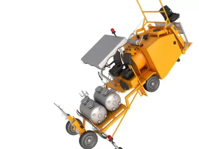 Road Marking Machine 3D model