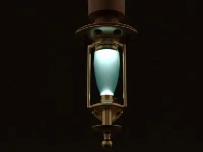 janus arc lamp 3D model