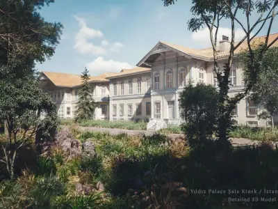 YILDIZ PALACE SALE KIOSK 3D model