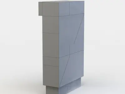 Money machine Low-poly 3D model