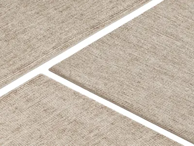 Carpet set 9130 - Hand-knotted Wool Rug - 5k 3D model