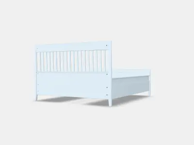IDANAS Bed frame with drawers 3D model