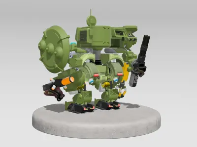 Ironside mech 3D model