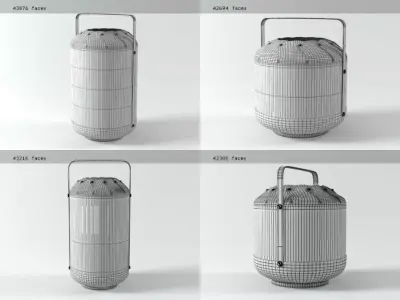 Chou sakura lamp 3D model