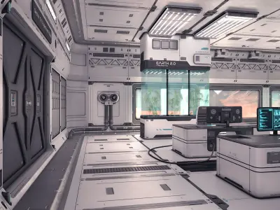 Sci Fi Laboratory 03 3D model