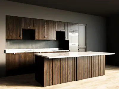 76-Kitchen4 texture 7 3D model