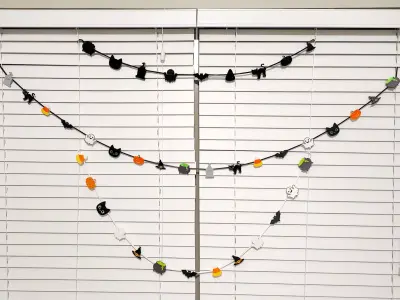 Halloween Garland Icons STL Pack  3D print model