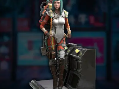 Lu and Vega 3D print model