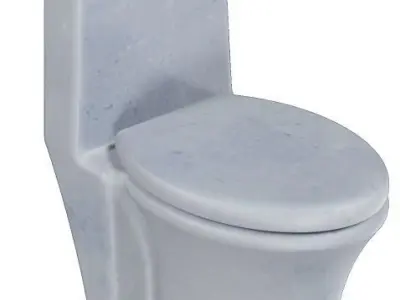 Spectacular Sanitary Ware Low-poly 3D model