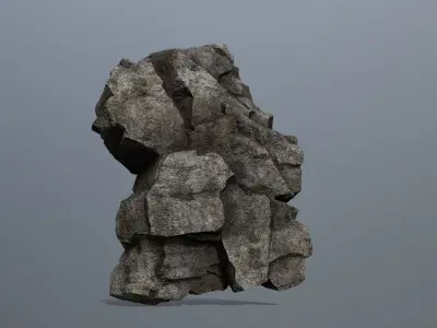 Rocks rock Low-poly 3D model buy