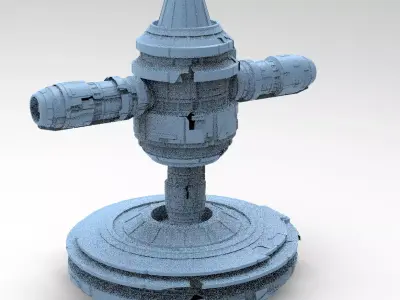 Moon Base Droid Relay Dome  3D model