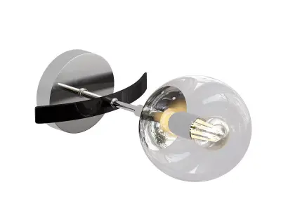 intenso wall light with glass ball 3D model