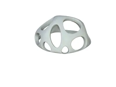 SciFi Cube Object No 47797 Low Poly Shape Low-poly 3D model