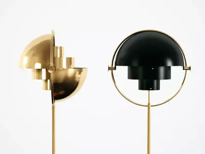 Multi Lite Floor Lamp 3D model