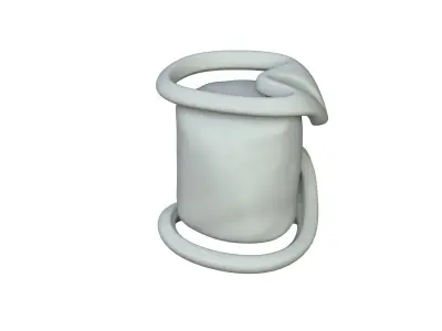 SciFi Shape Object Low Poly Low-poly 3D model 2