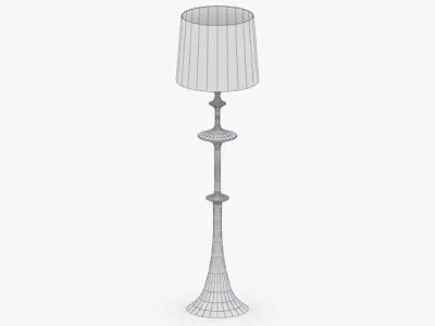 1363 - Table Lamp Low-poly 3D model