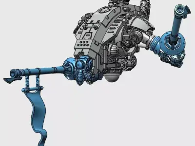 MECHA KNIGHT RETINUE THORAX 3D print model