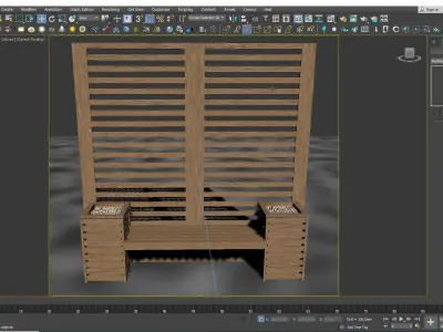 Planter Bench 3d 3D model