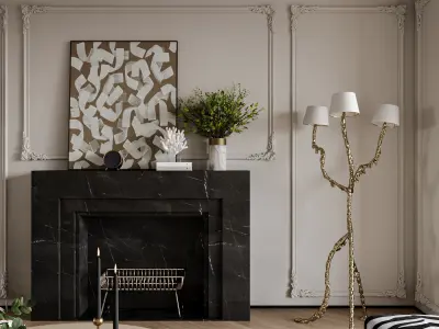 Apartment interior scenes        3D model 12