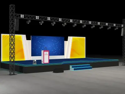 Stage design  3D model get