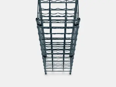 OMAR Bottle shelf 1 Low-poly 3D model