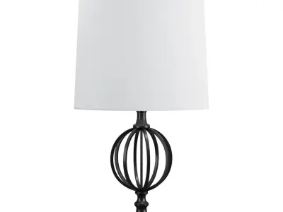 Lavish Home Table Lamp 3D model