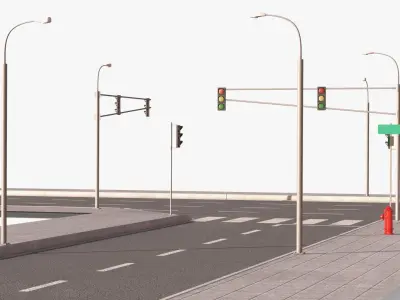  Highway Road Elements Collection 4(1) 