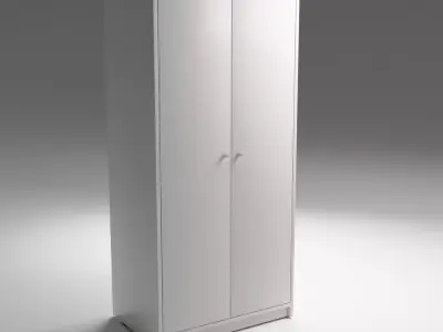 KLEPPSTAD - Wardrobe 2 doors IKEA based - 3D model