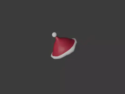 3D Model Classic Santa Hat 3D model