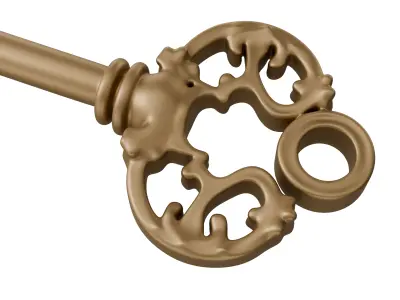  Antique Ornate Key 3D model