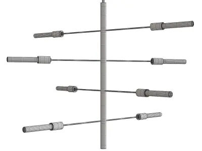 Astrid Chandelier Low-poly 3D model