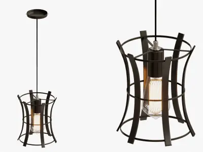 LOFT MEDIEVAL TORCH PENDANT 3D model