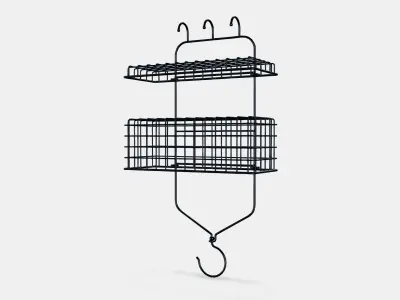 BLECKSJON Shower hanger two tiers 3D model