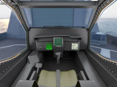  Japanese Mogami Class Frigate FFM-2 with Helicopter Rigged 