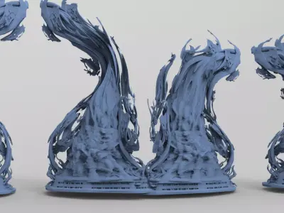 Dantes Ghost stone great archways 3D model