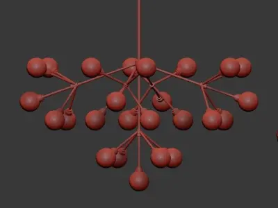 Tech Lighting Mara Chandelier 3D model