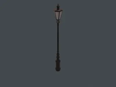 Street Light Low-poly 3D model
